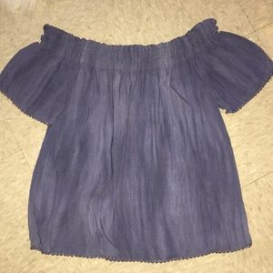 off the shoulder shirt